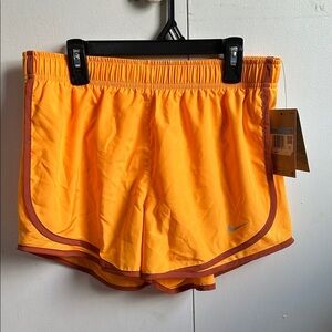 Nike Women's Vibrant Orange Athletic Shorts